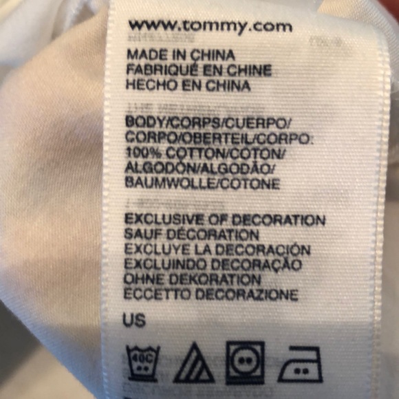 White TOMMY HILFIGER Sleeveless Top Blouse XXL - Picture 5 of 8